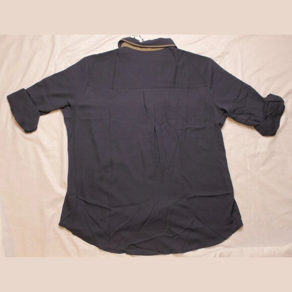 Express Women's Long Sleeve Button-up Black Shirt NWT Size XL SLIM FIT - Picture 3 of 4